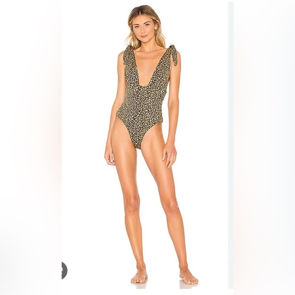 Mara Hoffman Daphne One-Piece – Leopard Print, Size S, NWOT - Picture 1 of 6